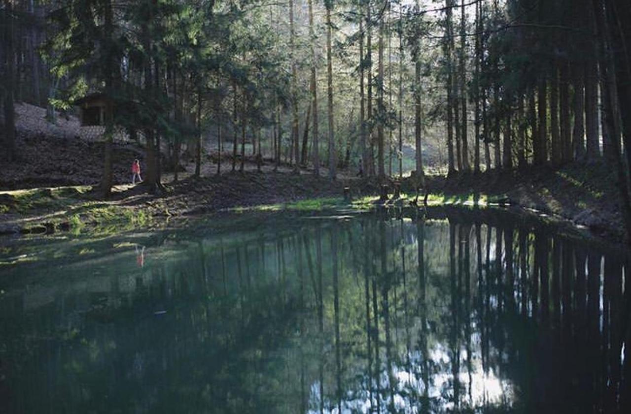 Ferienhaus "Gestiefelter Kater" Am See Im Bergland เคียร์ชไฮม์ ภายนอก รูปภาพ